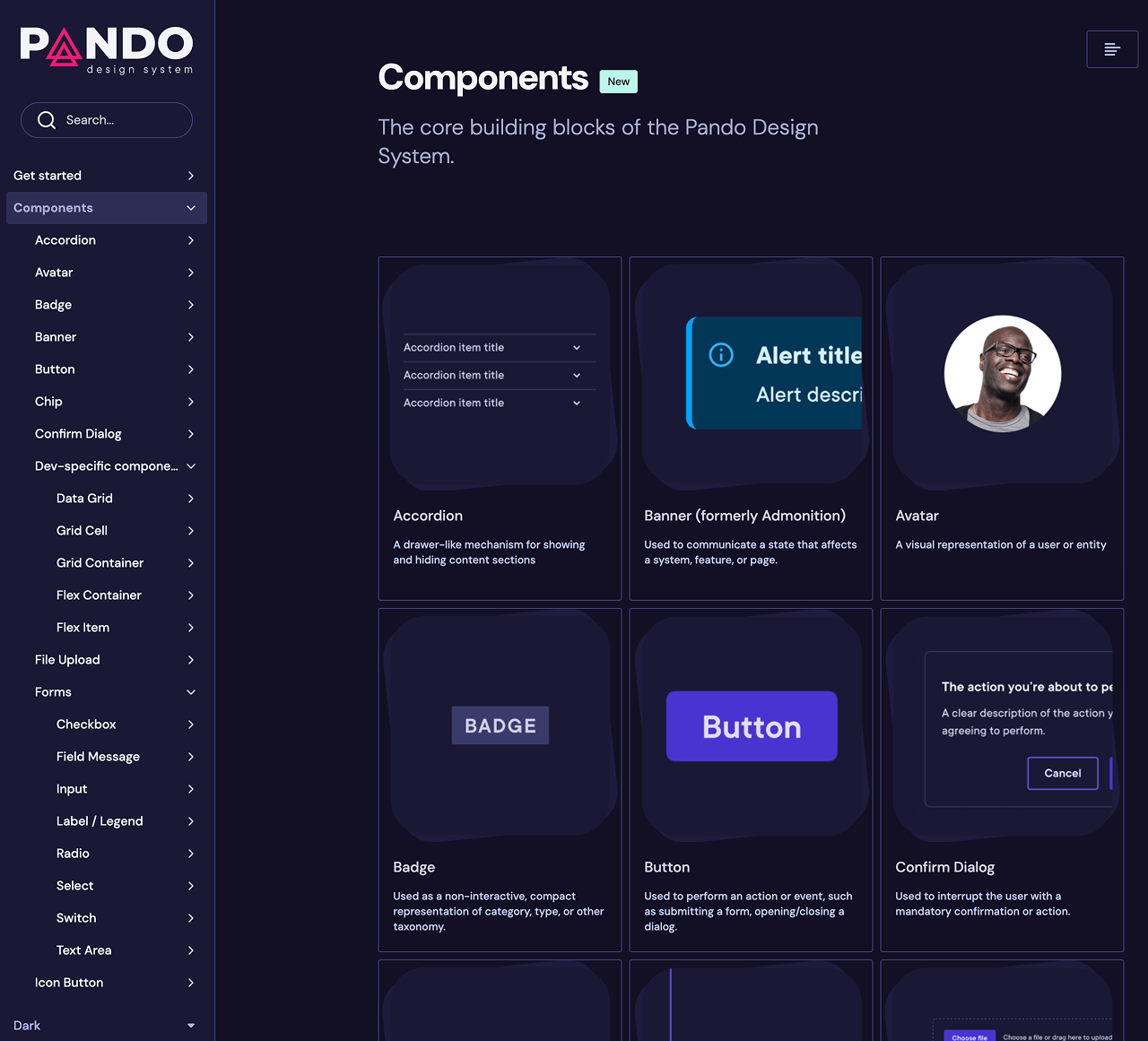 Design System Documentation Site